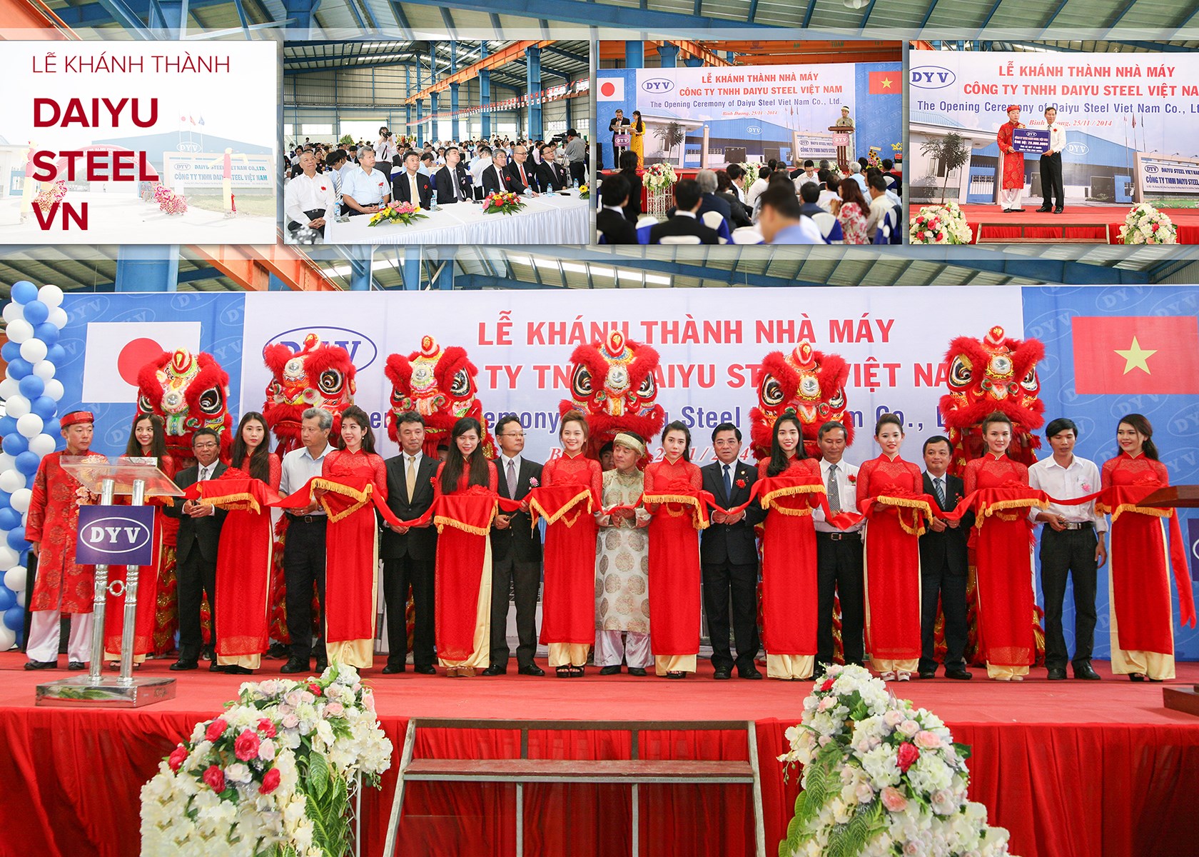 Lê khánh thành Nhà máy Daiyu Steel VN