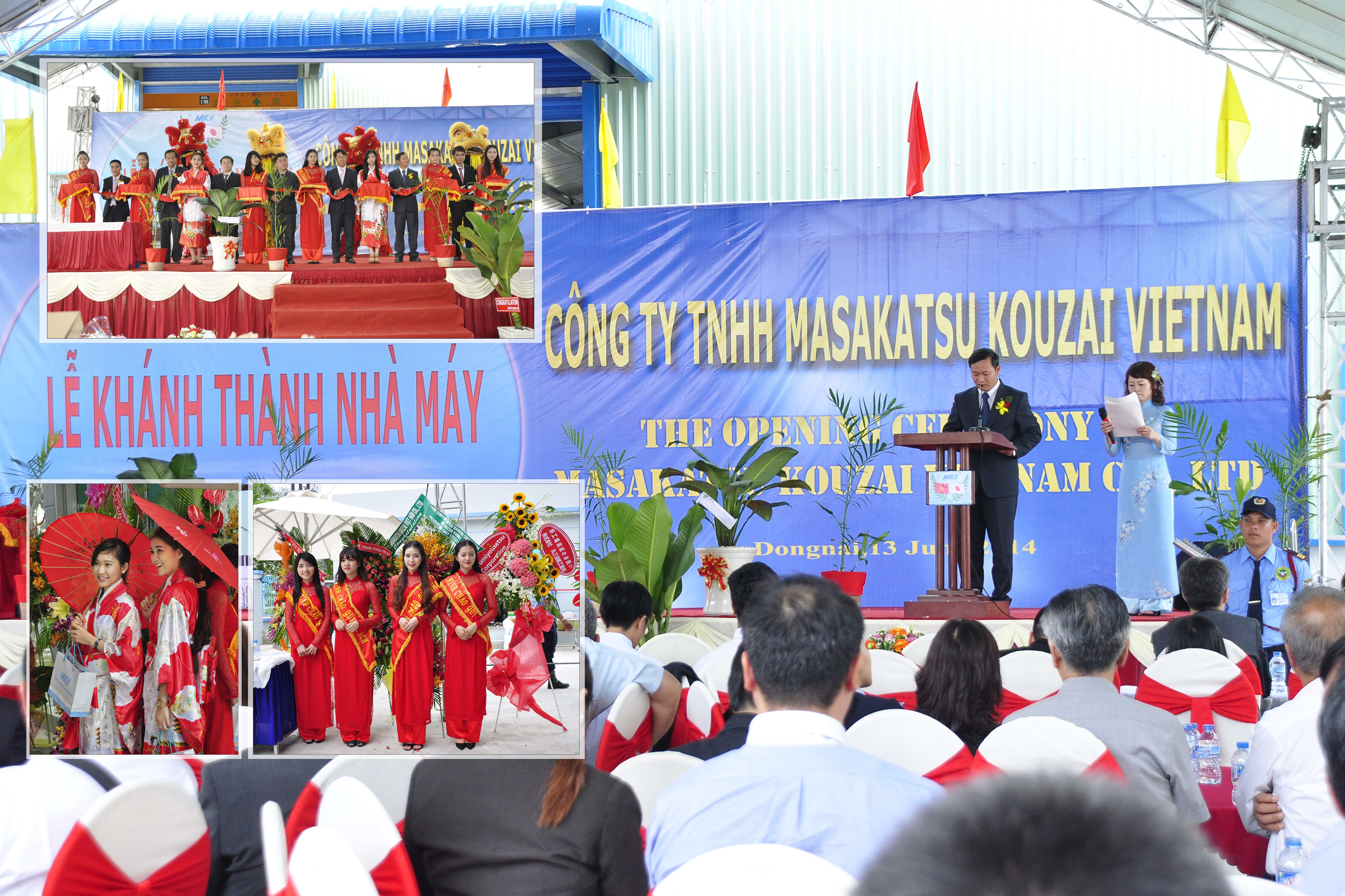 Lễ khánh thành Nhà máy Masakatsu Kouzai VN