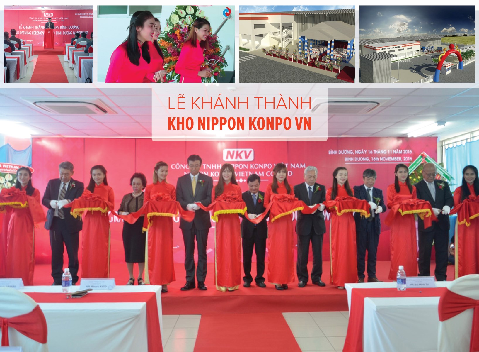 Lễ khánh thành Kho Nippon Konpo VN