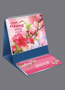 In lịch để bàn