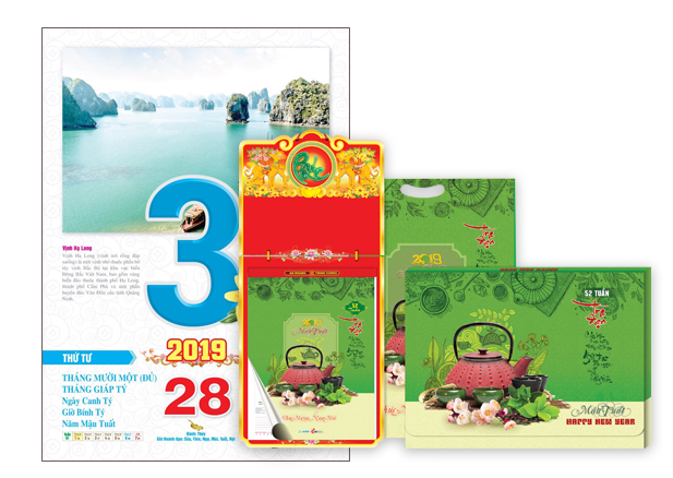 Bộ lịch khánh treo