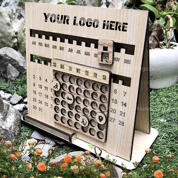 Lịch gỗ để bàn