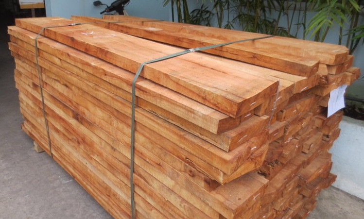 Gỗ cao su tẩm sấy