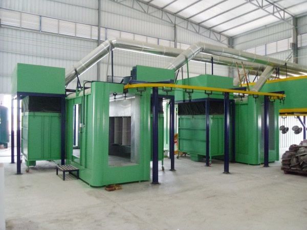 Lò sấy sơn tĩnh điện tự động