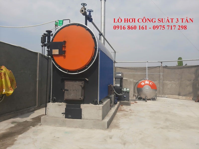 Lò hơi công suất 3 tấn hơi/giờ