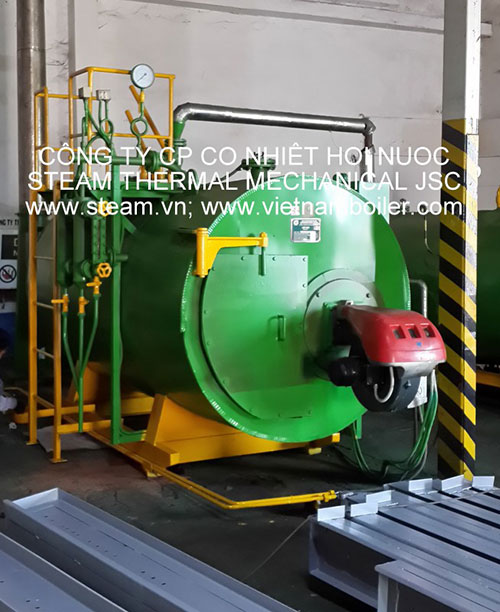 Lò hơi đốt dầu, khí đốt 1-2,5 T/h
