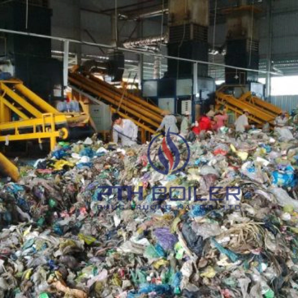 Lò hơi đốt rác thải
