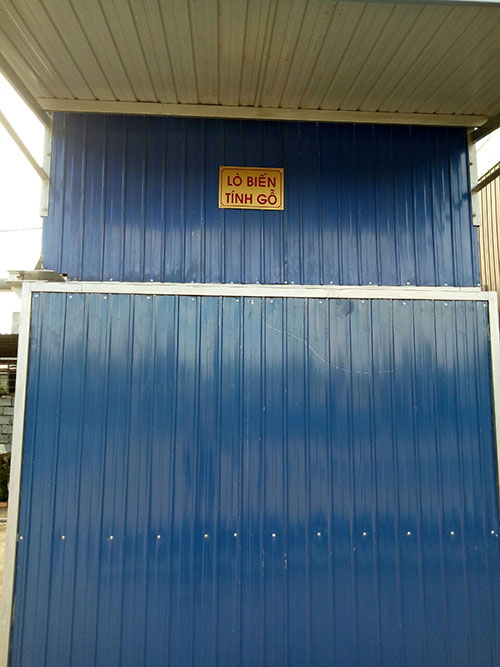 Lò hơi quá nhiệt sấy biến tính gỗ