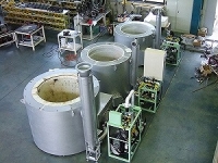 Lò nung nhôm nồi gas