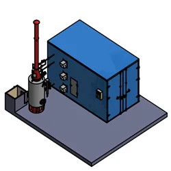 Lò sấy gỗ 45m3