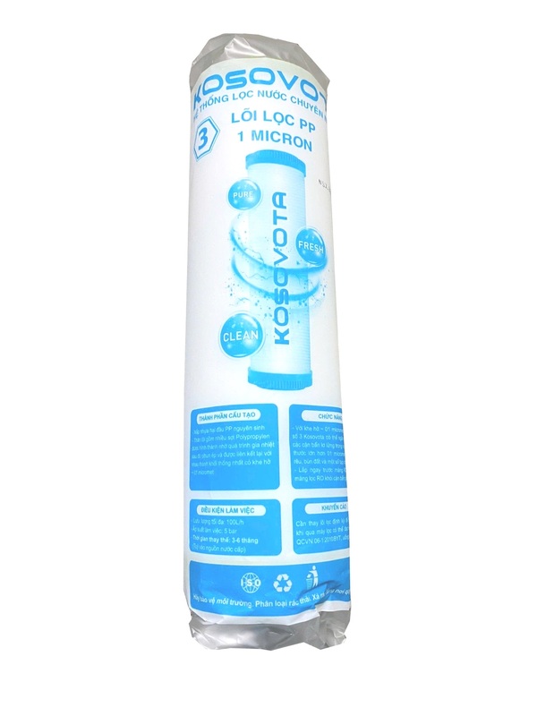 Lõi lọc số 3: PP 1 Micromet Kosovota 10inch