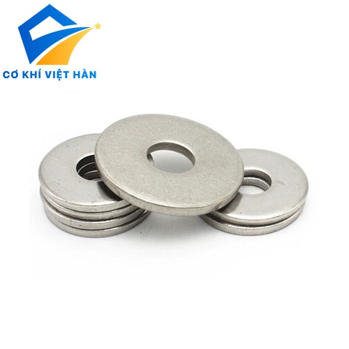 Long đen phẳng inox Din 125-A
