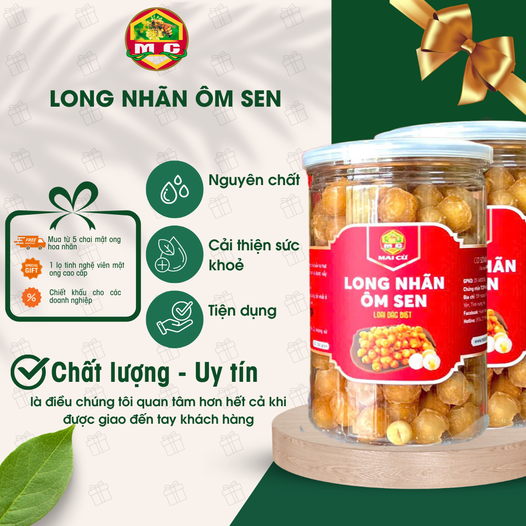 Long nhãn ôm sen – 350gram