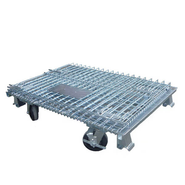 Lồng thép có lắp bánh xe