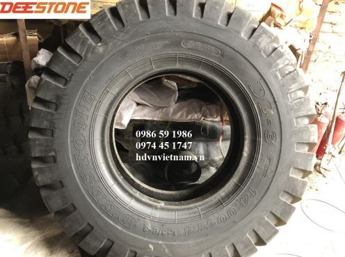Lốp hơi 14.00-24 28PR Deestone - Lốp xe nâng 23-25 tấn