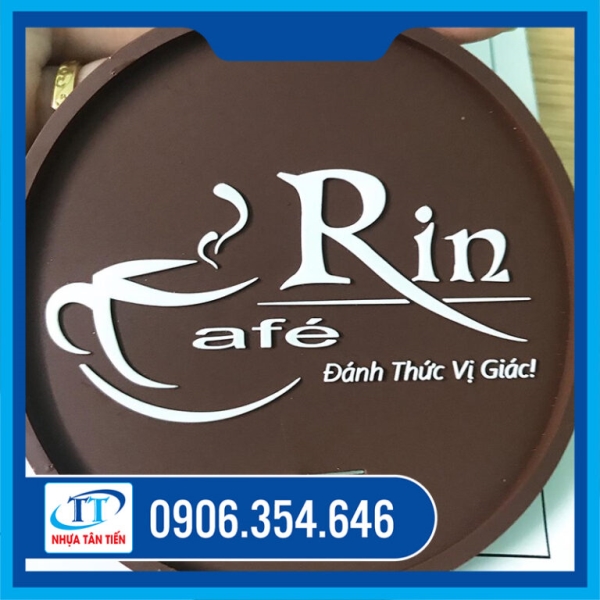Logo lót ly cà phê