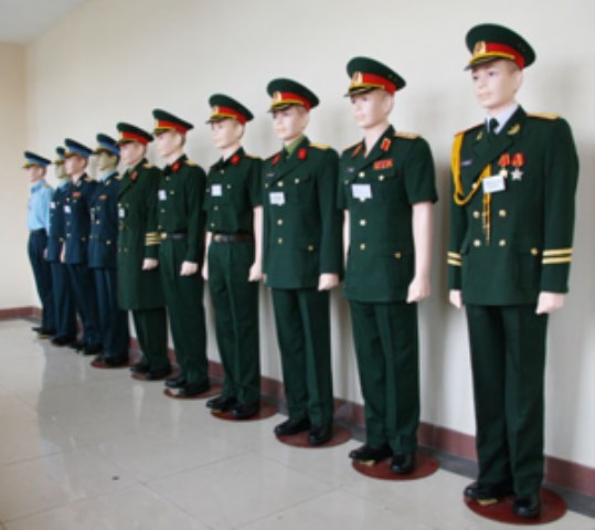 Vải may đồng phục vũ trang