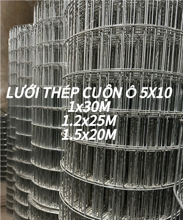 Lưới thép cuộn mạ kẽm