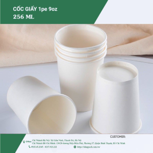 Ly giấy 9oz 1pe 265ml