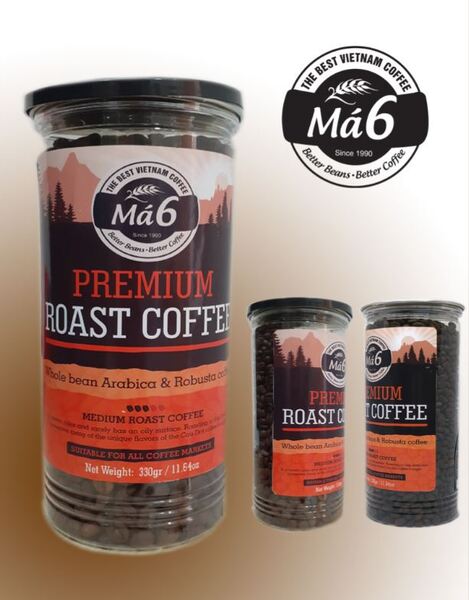 Cà phê Má 6 hạt Premium 330gr