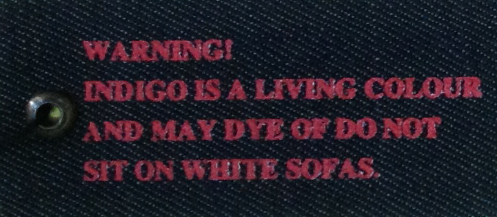 Mác quần Jean Warning