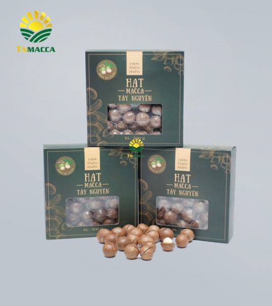 Macca sấy nứt hộp sỉ