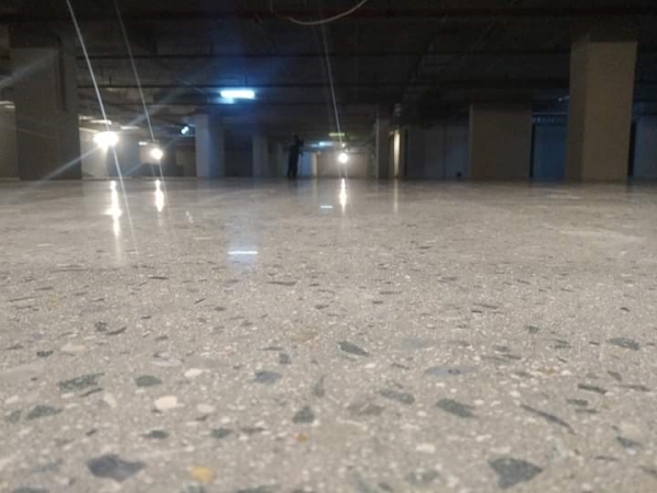 Mài bóng tăng cứng nền bê tông