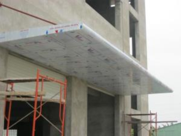 Mái sảnh Alumininum