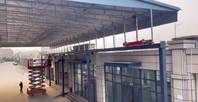 Mái che hành lang nhà xưởng