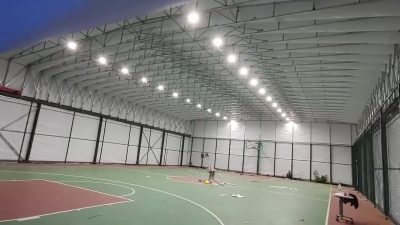 Mái che sân bóng rổ