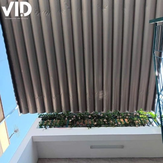 Mái xếp lượn sóng