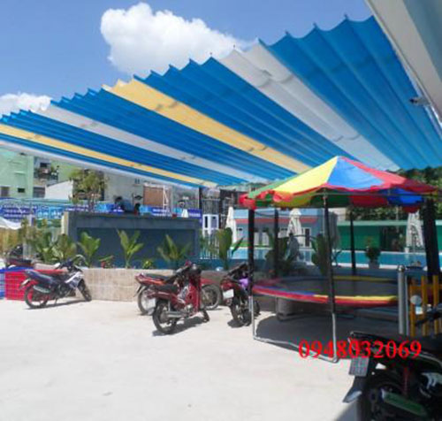 Mái xếp lượn sóng