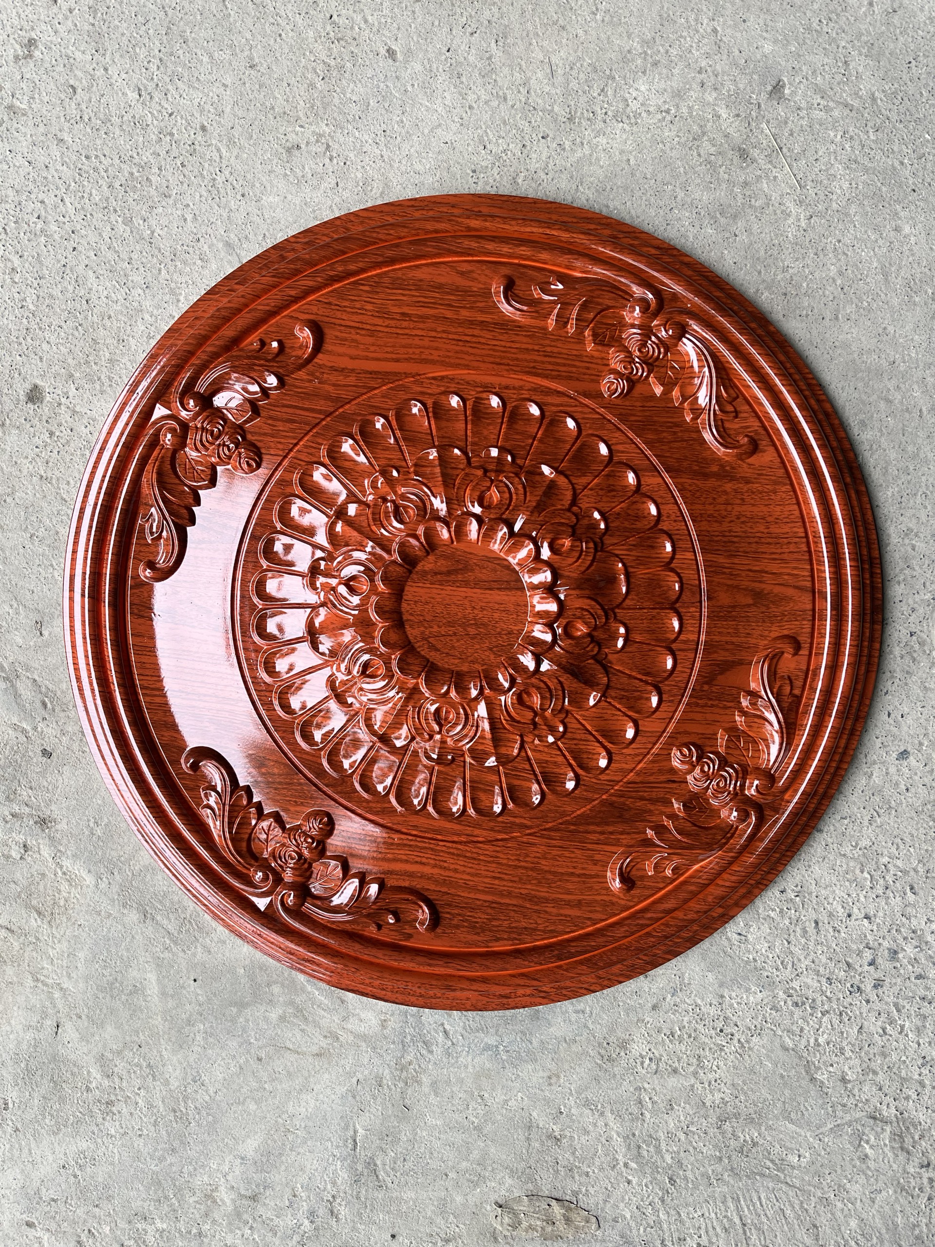 Phào chỉ mâm vân gỗ