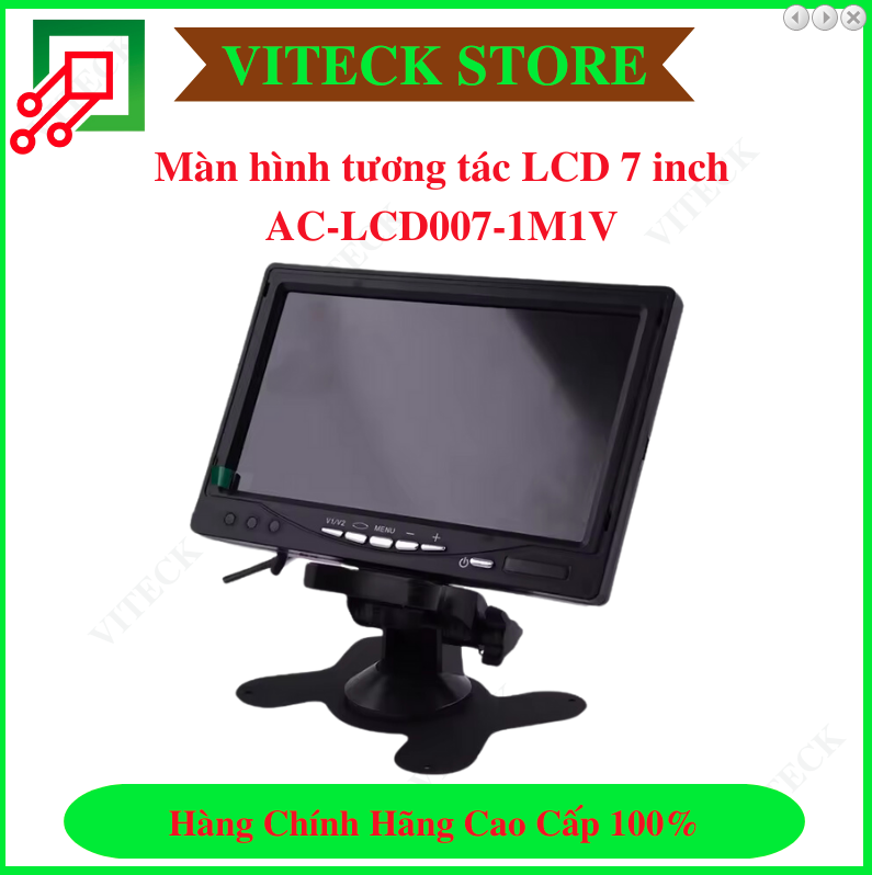 Màn hình tương tác LCD 7 inch AC-LCD007-1M1V - Tích hợp loa