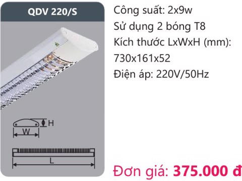 Máng đèn ốp trần xương cá