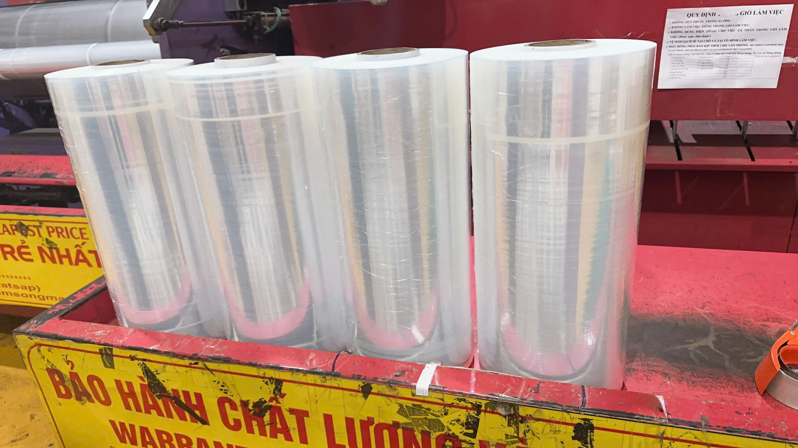 Màng PE, màng quấn Pallet