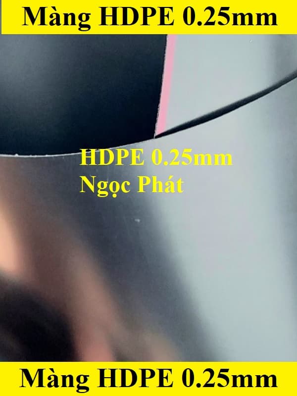 Máng chống thấm HDPE dày 0.25mm