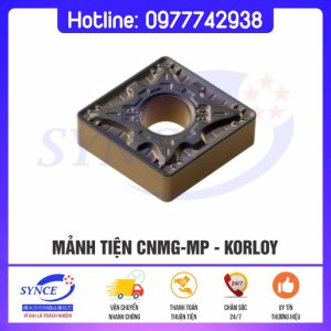Mảnh Tiện CNMG-MP Korloy – Mảnh Tiện Thép