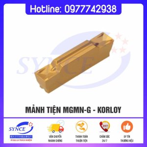 Mảnh Tiện MGMN-G Korloy – Mảnh Tiện Cắt Rãnh