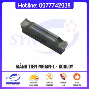 Mảnh Tiện MGMN-L Korloy – Mảnh Tiện Cắt Rãnh