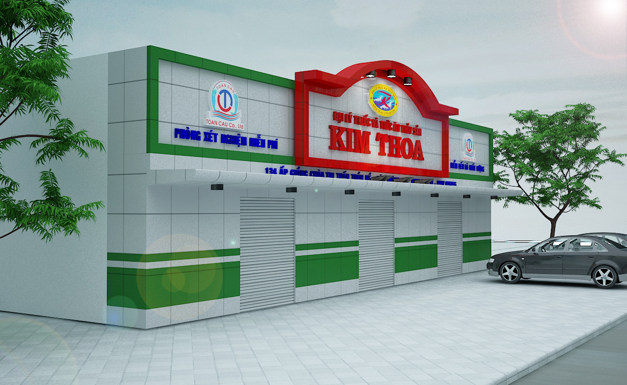 Thiết kế, thi công mặt dựng Aluminium