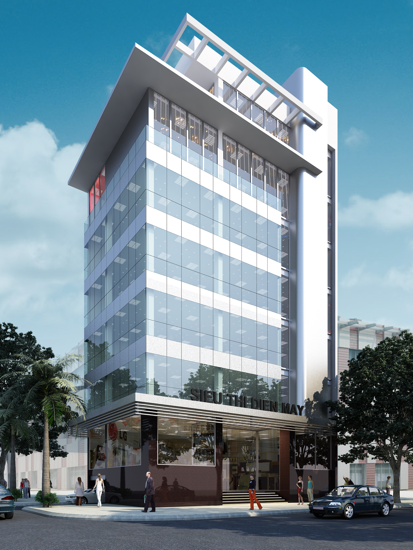 Mặt dựng nhôm kính