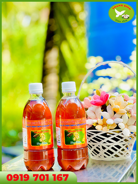 Mật ong nguyên chất hoa nhãn