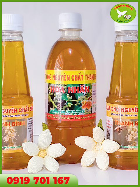 Mật ong nguyên chất hoa nhãn