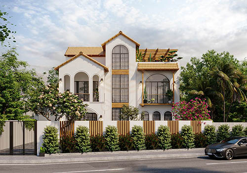 Biệt thự phong cách Indochine ấn tượng