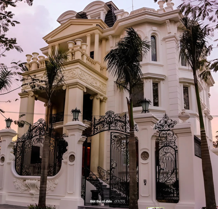 Mẫu biệt thự cổ điển