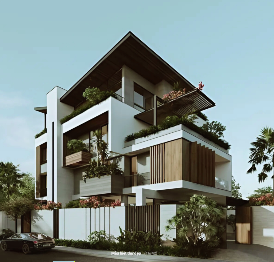 Mẫu biệt thự hiện đại