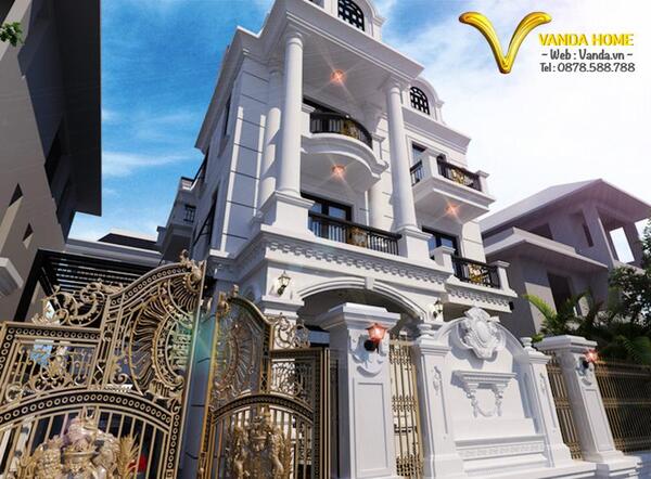 Mẫu biệt thự tân cổ điển đẹp và đẳng cấp