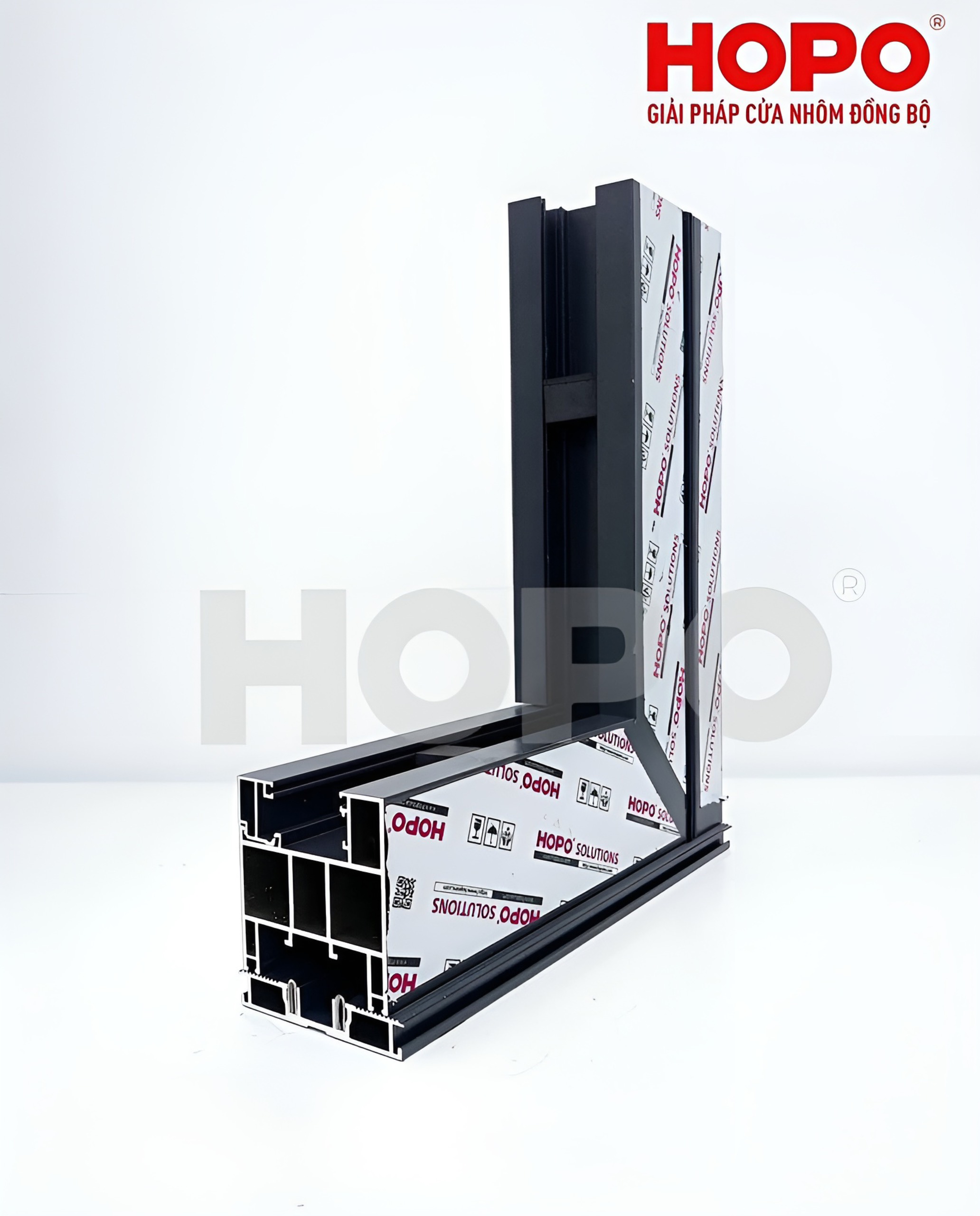 Mẫu góc cửa nhôm Hopo