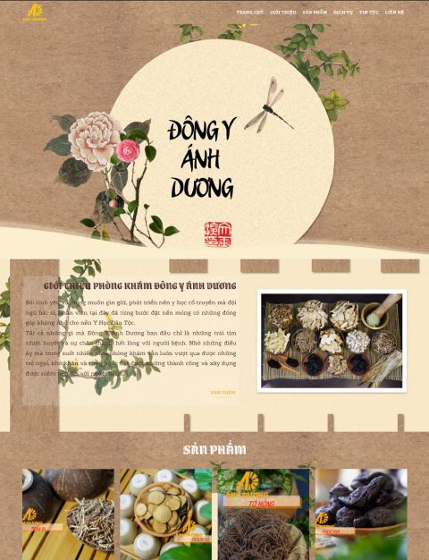 Mẫu website phòng khám